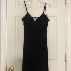 Michael by Michael Kors Black Dress gold accents.